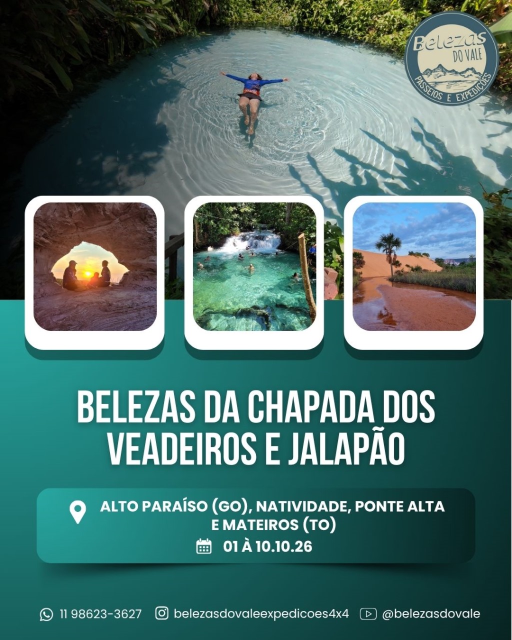 Belezas Da Chapada Dos Veadeiros E Jalapão